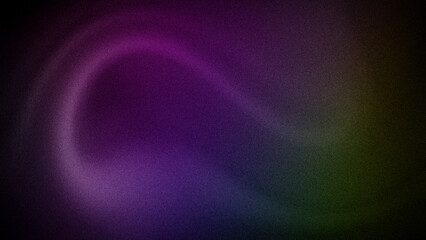 Abstract gradient with rich purple and green tones blending smoothly into each other. The grainy texture gives depth, perfect for vertical backgrounds and modern designs