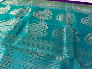 Exquisite and traditional Kancheepuram silk saree