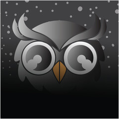owl, night owl logo design