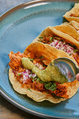 Salsa en Taco Mexicano