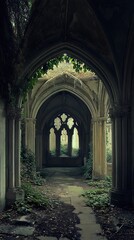 Gothic Arches and Overgrown Ruins: A Journey Through Time