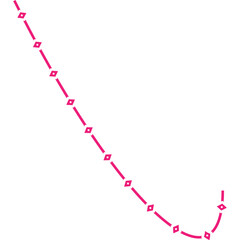 Decorative Wavy Aesthetic Abstract Line Art Elements