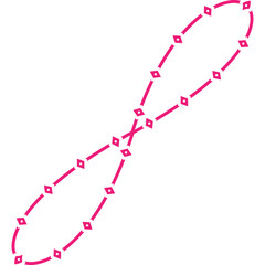 Decorative Wavy Aesthetic Abstract Line Art Elements