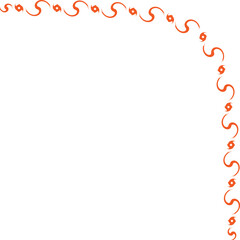 Decorative Wavy Aesthetic Abstract Line Art Elements