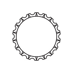 Beer Bottle Cap Icon