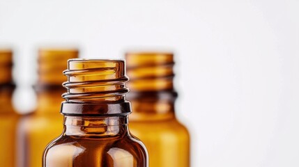 Amber Glass Bottles for Pharmaceutical and Medical Research Purposes