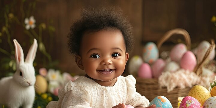 african american baby easter bunny