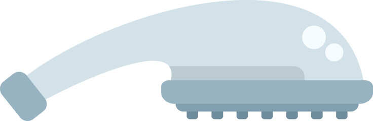 Obraz premium Modern shower head is spraying water, offering a refreshing and invigorating shower experience