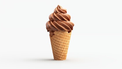 chocolate ice cream cone
