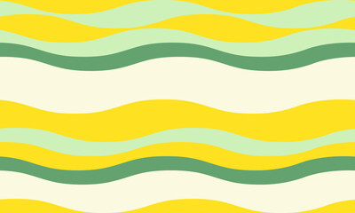 Abstract background with wavy stripes in vibrant colors, creating a rippled, liquid effect. Smooth curves and textured lines add elegance, vitality, and creativity. Ideal for wallpaper or textile.