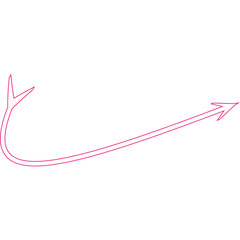 Attractive And Decorative Pointing Arrow Icon Element