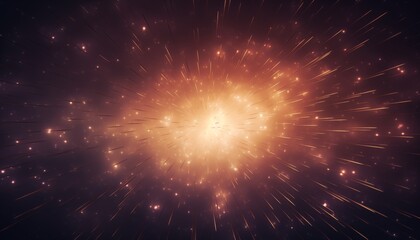 Fototapeta premium starry night sky and radiant light