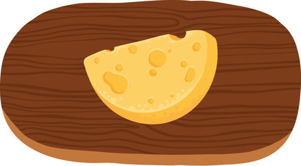 Bread on cutting board. Sliced farm grain rustic loafs on wooden board with knife, natural cereal bakery products, healthy food concept. Vector set on white background