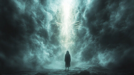 dramatic and mysterious image 