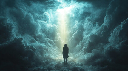 dramatic and mysterious image 