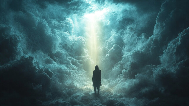 dramatic and mysterious image 
