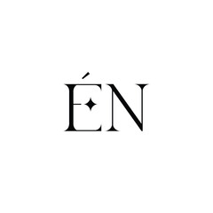 en logo, minimal, e logo, n logo, minimalist, vector