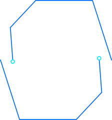 Cyber tech design element llustration vector