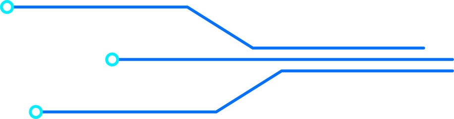 Obraz premium Cyber tech design element llustration vector