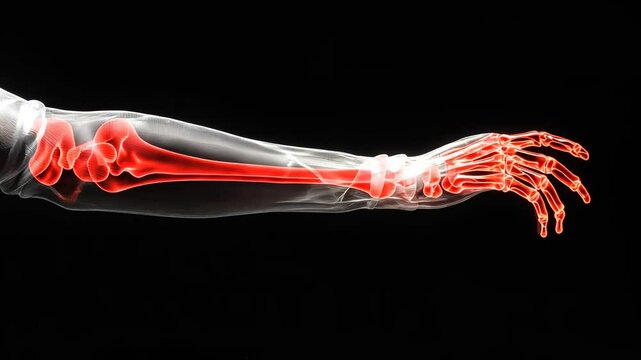Human Arm Skeleton X-ray