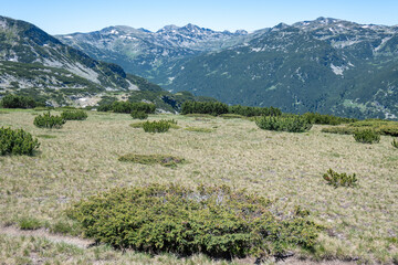Naklejka premium Rila mountain near The Dead and The Fish Lakes, Bulgaria