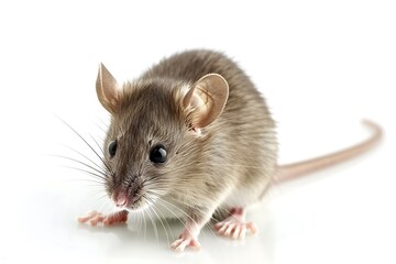 rat on white background