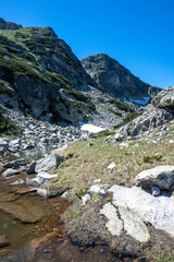 Rila mountain near The Dead and The Fish Lakes, Bulgaria