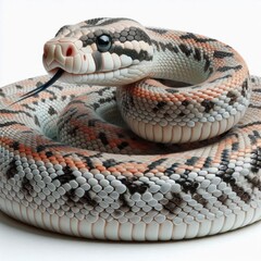 Fototapeta premium snake on white background