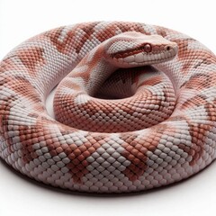 Obraz premium snake on white background