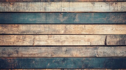 Naklejka premium Textured Wooden Plank Background for Creative Use