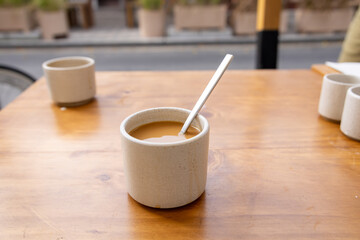 Coffee in lima, peru