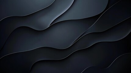 Fototapeta premium Abstract Dark Wave Patterns for Modern Designs