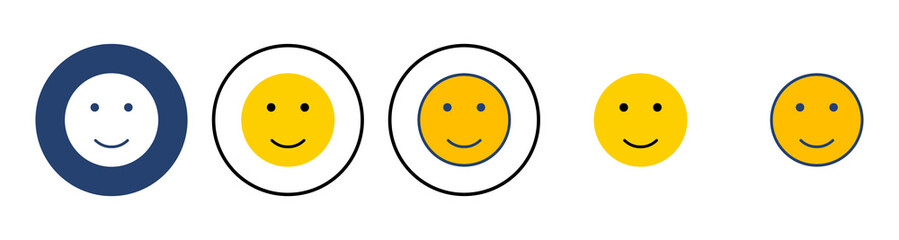 smile icon vector. smile emoticon icon. feedback