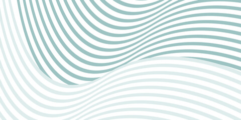 Green line pattern background vector