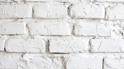 Fototapeta premium White Textured Brick Wall Background