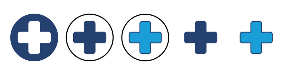 Plus Icon vector. Add plus icon