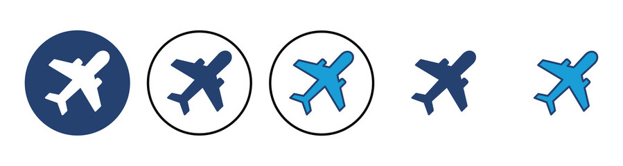 Plane icon vector. Airplane icon vector. Flight transport symbol. Travel illustration. Holiday symbol