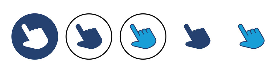 Hand cursor icon. cursor icon vector. hand cursor icon click