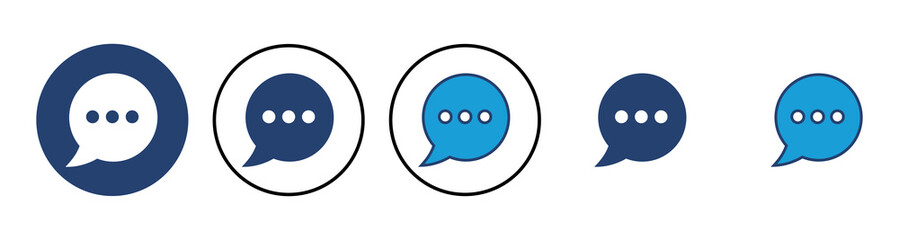 Chat icon vector. speech bubble icon. comment icon vector. message. contact us