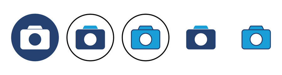 Camera icon vector. photo camera icon. camera photography icon.
