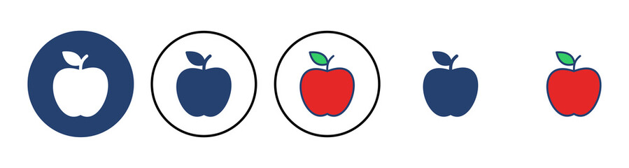 Apple icon vector. Apple vector icon. apple symbols for your web design.
