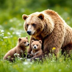 Obraz premium brown bear in the forest