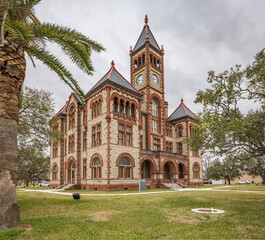 The DeWitt County Courthouse in Cuero, Texas.