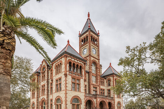 The DeWitt County Courthouse in Cuero, Texas.