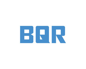 BQR logo design vector template. BQR