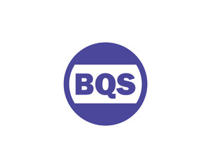 BQS logo design vector template. BQS
