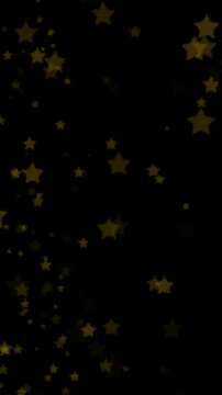 Sparkling particle effect vertical video17 (Star-shaped, Halloween, Christmas, etc.)