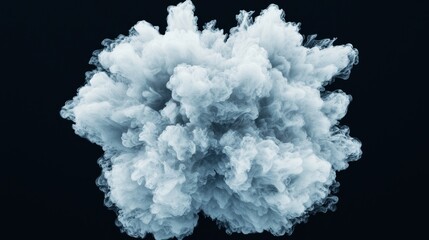 Fototapeta premium Dark Layered Smoke with Complex Effects