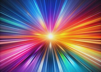 Obraz premium Vibrant abstract lines background with dynamic motion blur, featuring a mesmerizing blend of colors, creating a captivating infographic illustration perfect for web design.