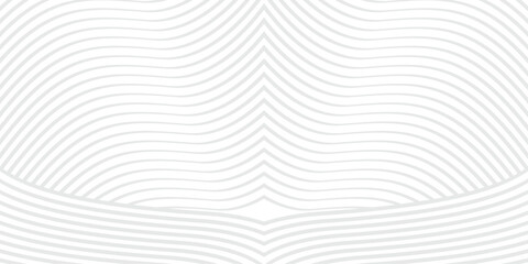 Elegant background design with white and grey line pattern or texture. Luxury horizontal white background for business banner, poster, backdrop, voucher, invite. Vector illustration